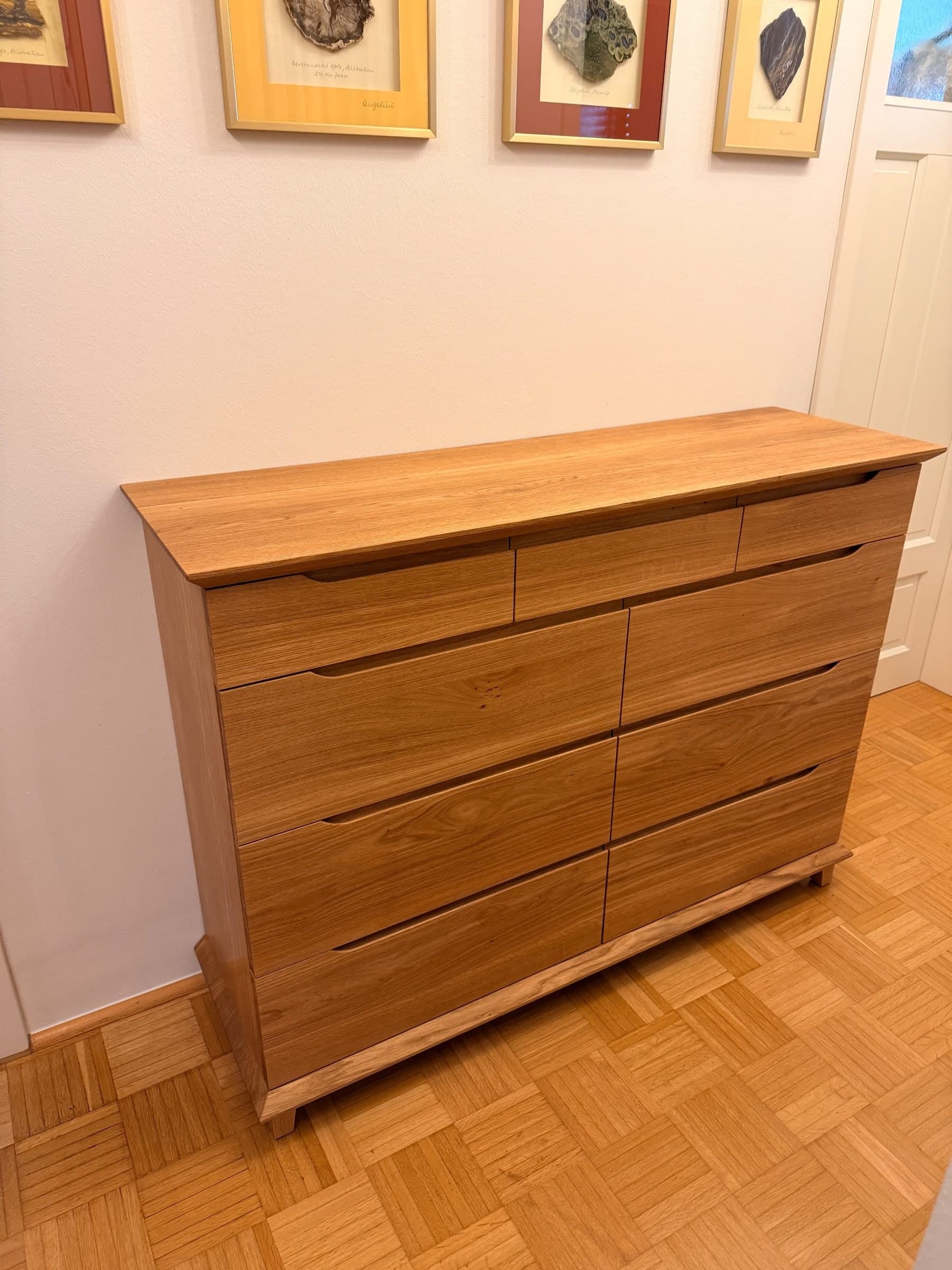 Massivholz-Kommode aus Eiche — Projekt Edingen-Neckarhausen